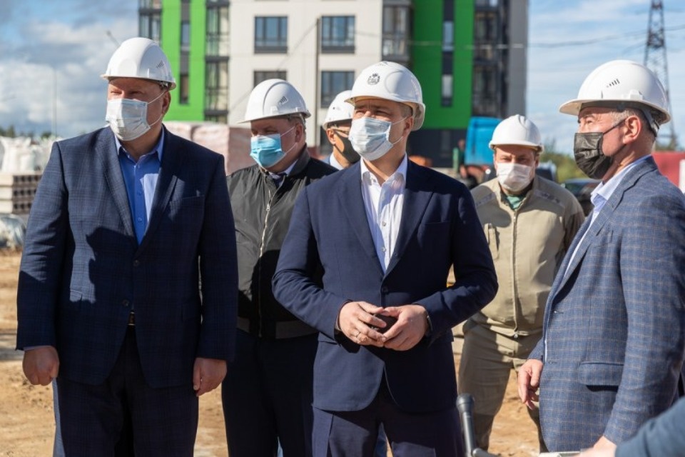 Губернатор пригрозил штрафом за срыв срока сдачи детсада на улице Алёхина в Пскове