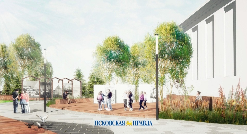 Как изменится пространство вокруг псковского «Октября»?