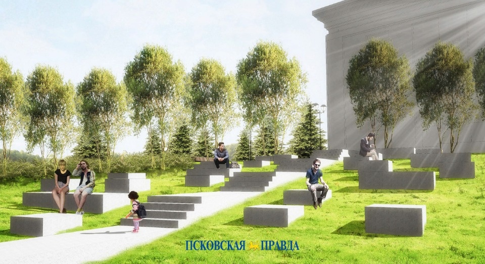 Как изменится пространство вокруг псковского «Октября»?