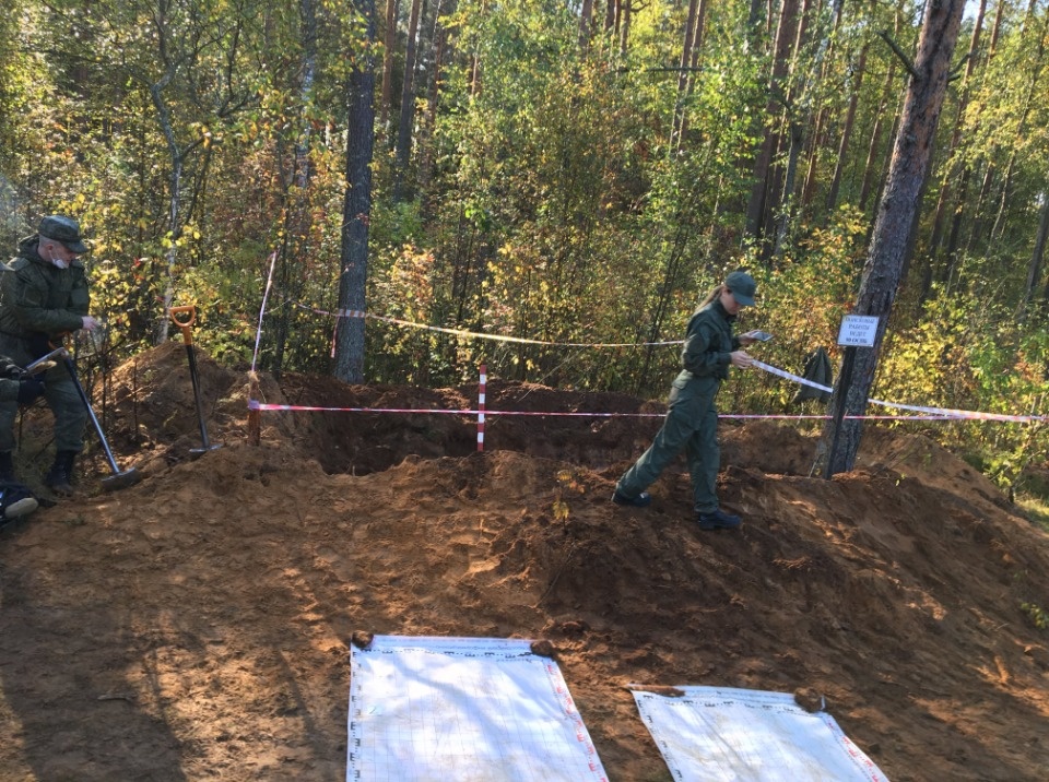  Останки семи человек обнаружили на месте массового расстрела жителей под Псковом 