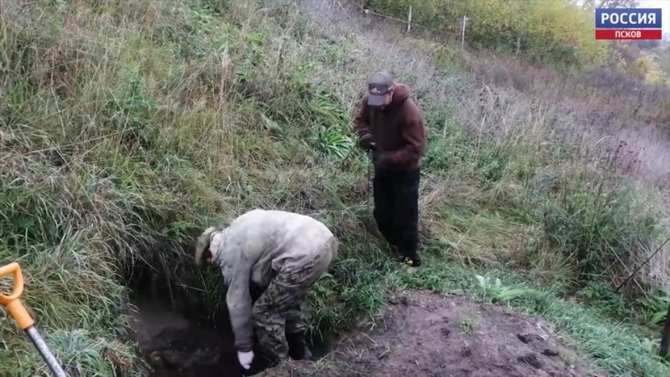 В Пскове идут поиски останков бойцов НКВД и группы Семёна Байкова В Пскове идут поиски останков бойцов НКВД и группы Семёна Байкова