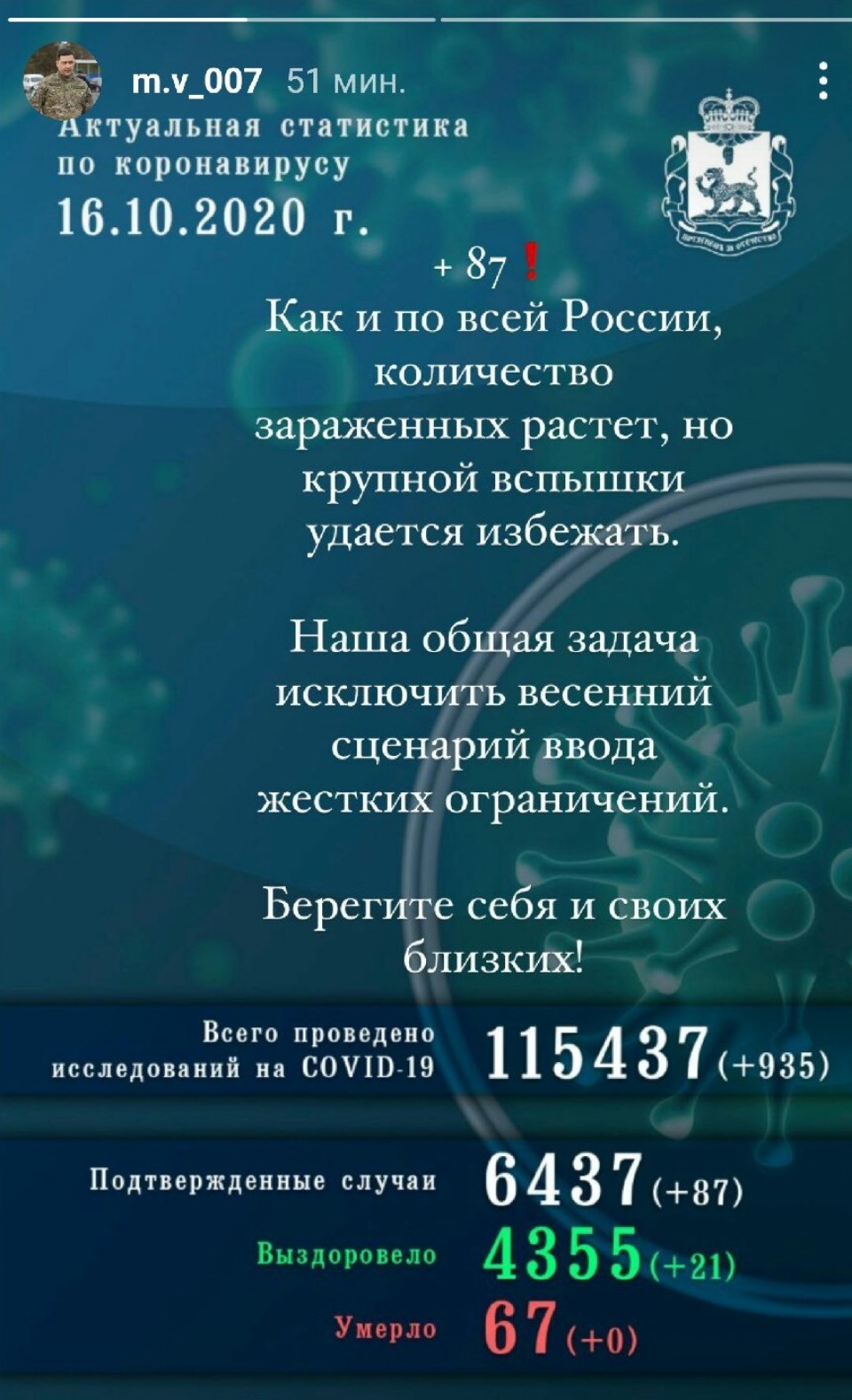 Михаил Ведерников: Наша задача -  исключить весенний  сценарий ввода жестких ограничений
