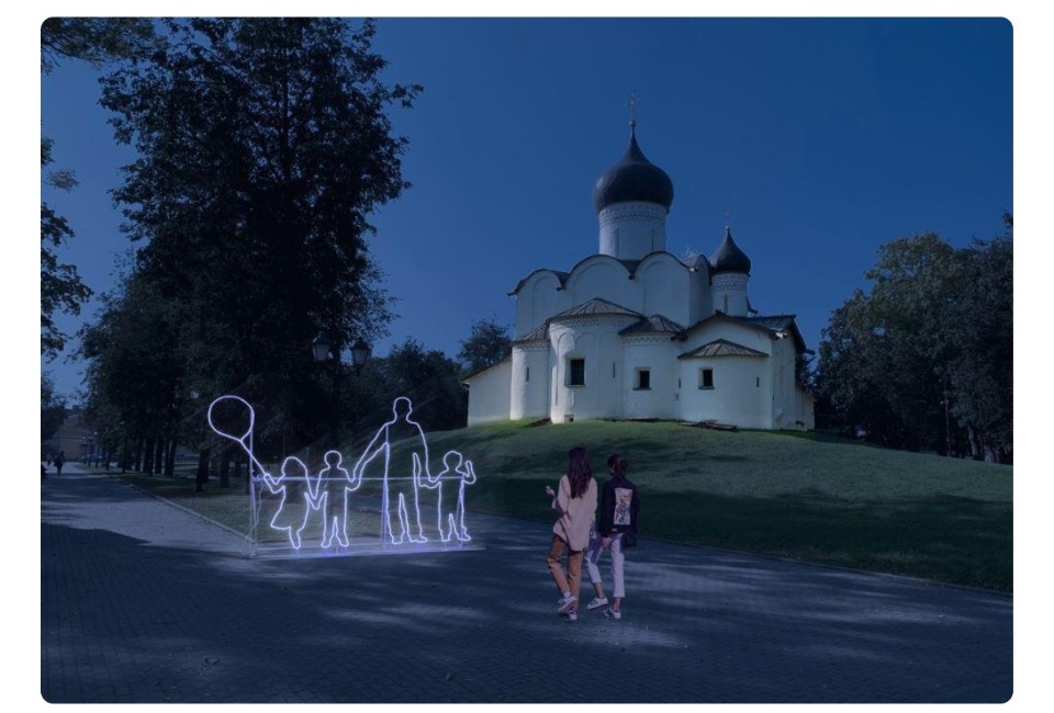 Завершилось голосование за выбор новых новогодних украшений для Пскова