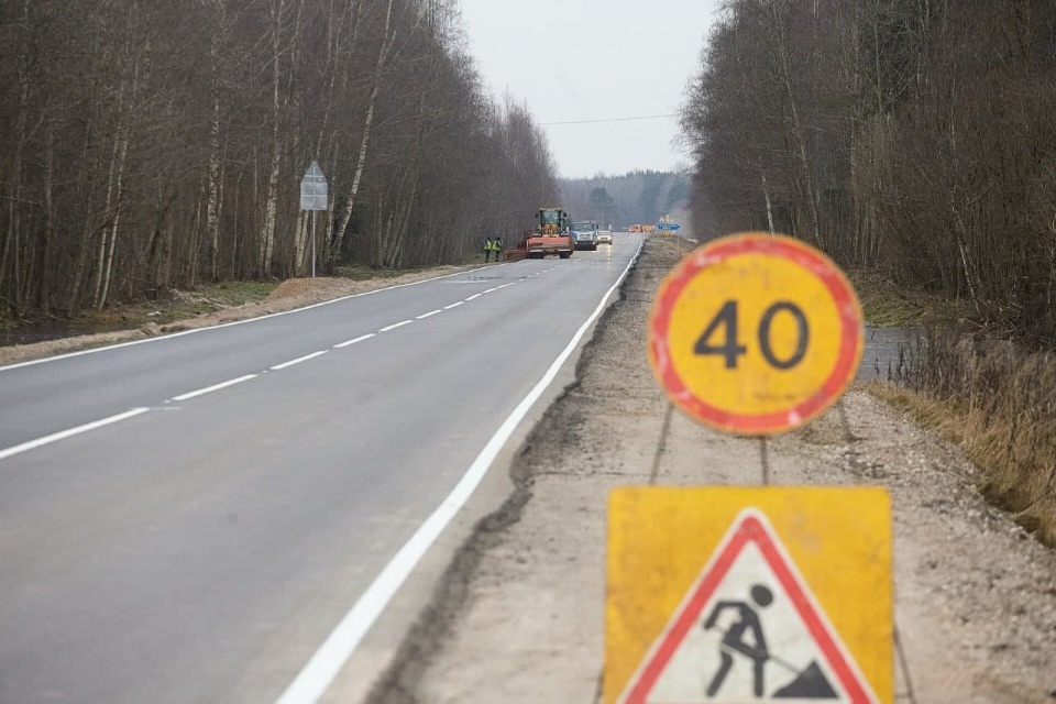 Более 60 опор освещения появится у деревни Ершово на трассе Псков - Гдов