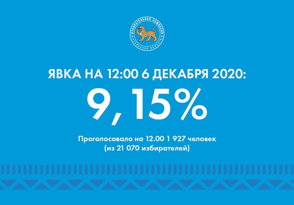 На 12:00 явка на выборах в трех районах Псковской области составила 9,15%