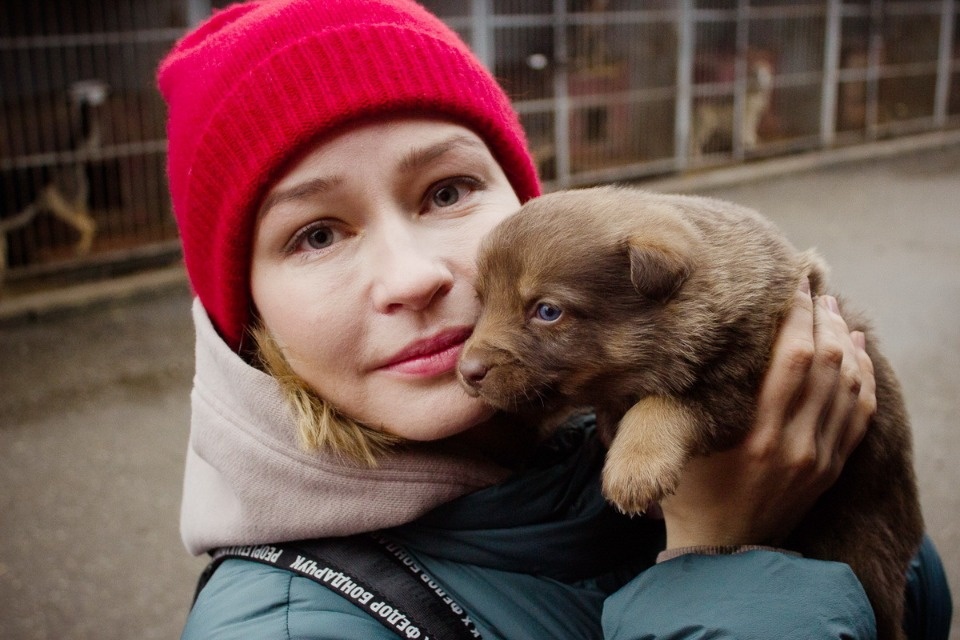 Дама с собачками