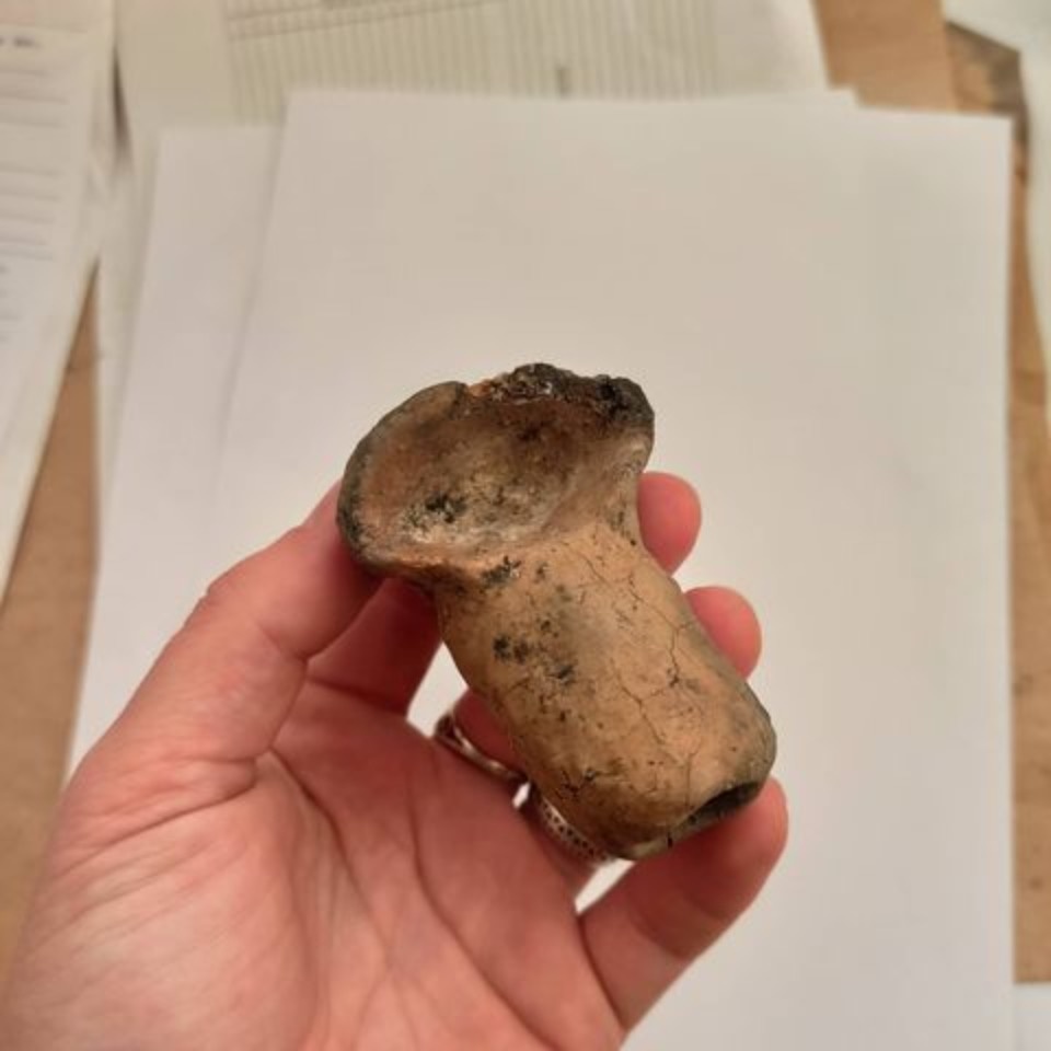 Средневековый инструмент литейщика нашли у стен Троицкого собора в Пскове