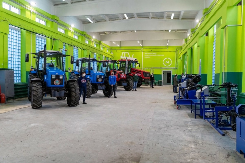 Пять мастерских открылись в Псковском агротехническом колледже 