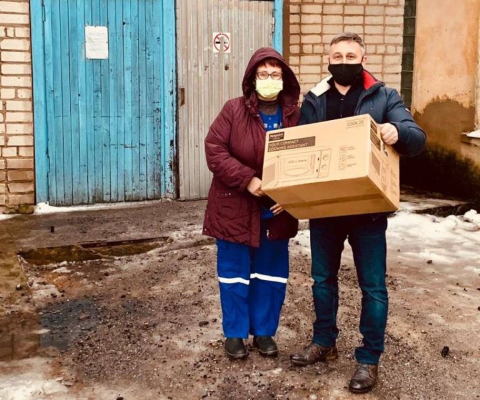 Сотрудники скорой помощи Куньинского района  получили подарок к новому году