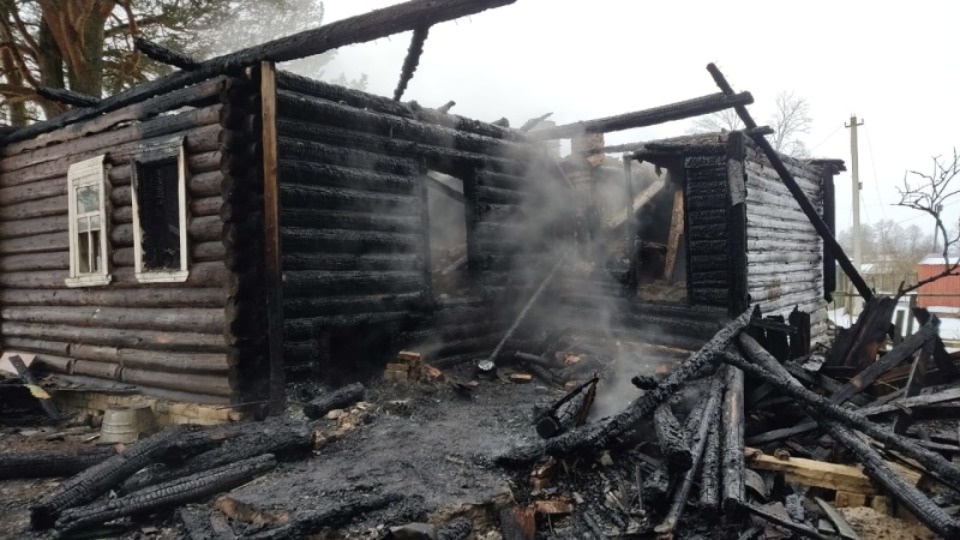 На пожарах в Псковской области погибли два человека