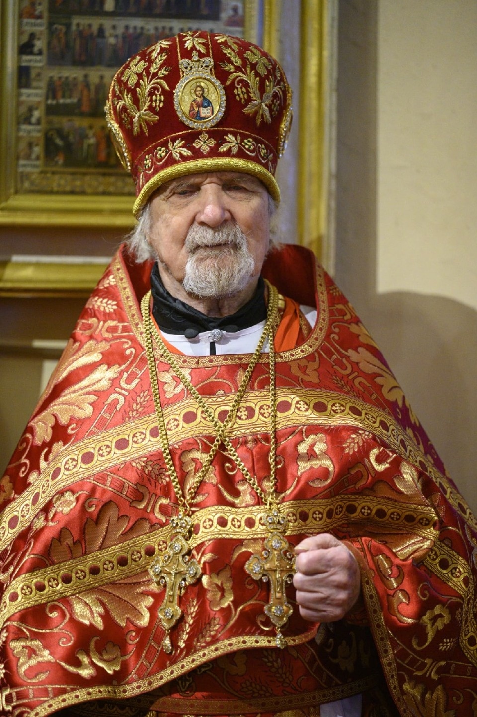 Прощание с почётным настоятелем храма Святой Варвары в Печорах состоится 18 января