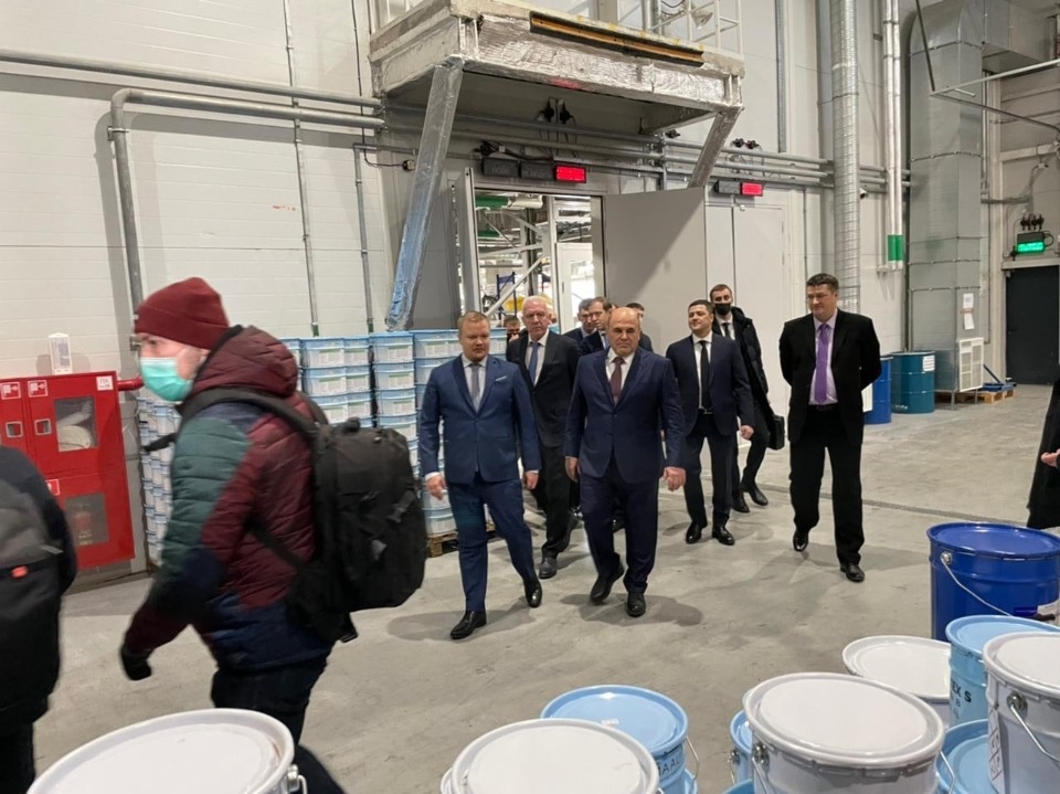 Михаил Мишустин посетил предприятия ОЭЗ «Моглино»