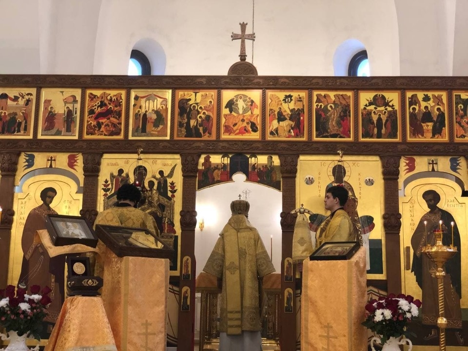 Церковь при городской больнице в Пскове освятил митрополит Тихон 