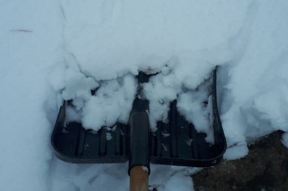 Порядка 20 сантиметров снега выпало в Псковской области за выходные