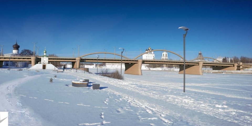  Проект Ольгинского моста в Пскове с арками отклонил научно-методический совет