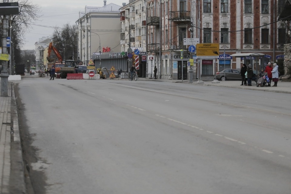 Перекрытие Октябрьского проспекта Перекрытие Октябрьского проспекта