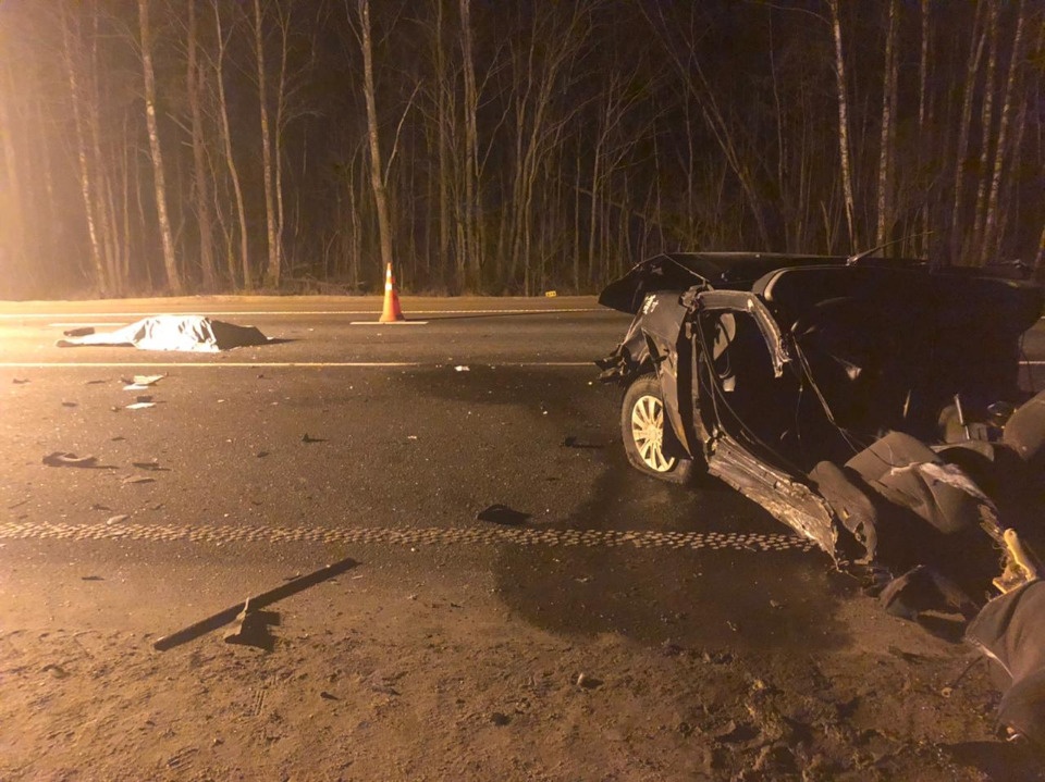 Два человека погибли и один госпитализирован в результате ДТП в Пустошкинском районе