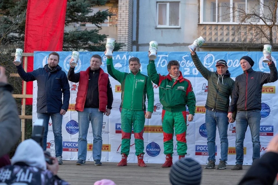 Седьмой этап Кубка России по ралли в Псковской области выиграл экипаж из Москвы