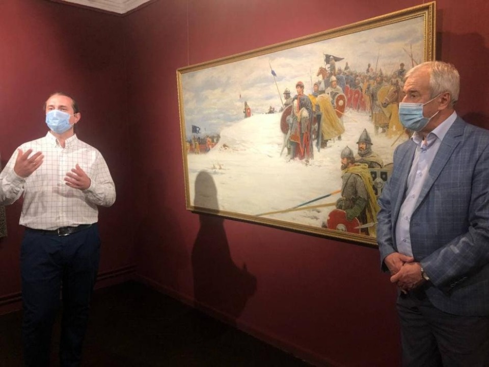 Посвящённая Александру Невскому выставка открылась в Печорах 