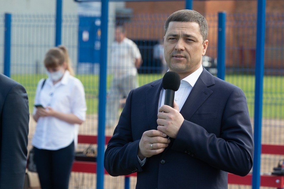 Новый стадион открылся у второго корпуса Псковского педагогического комплекса