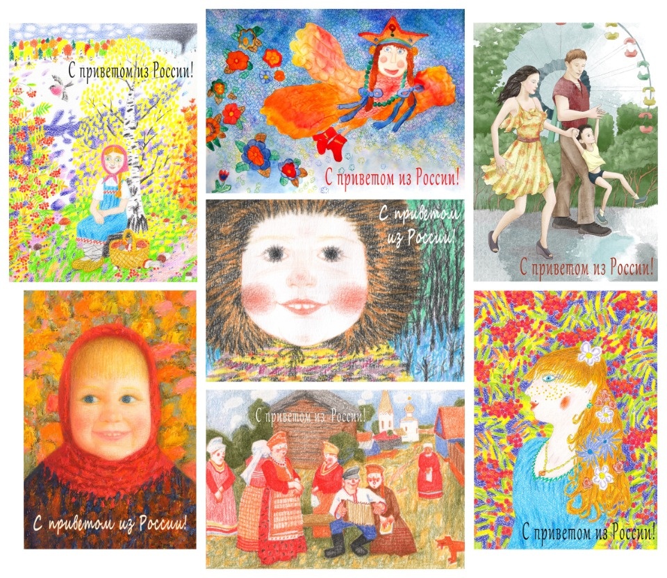 В России выйдет открытка по эскизу художника из Острова Александра Оболенского