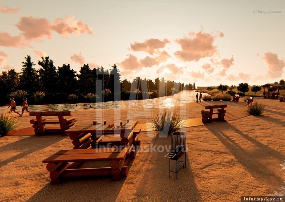 На Чудском озере в Гдовском районе обустроят новый пляж