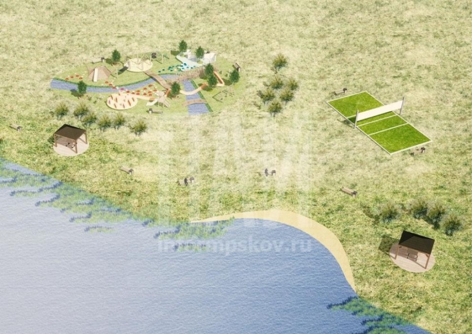 На Чудском озере в Гдовском районе обустроят новый пляж