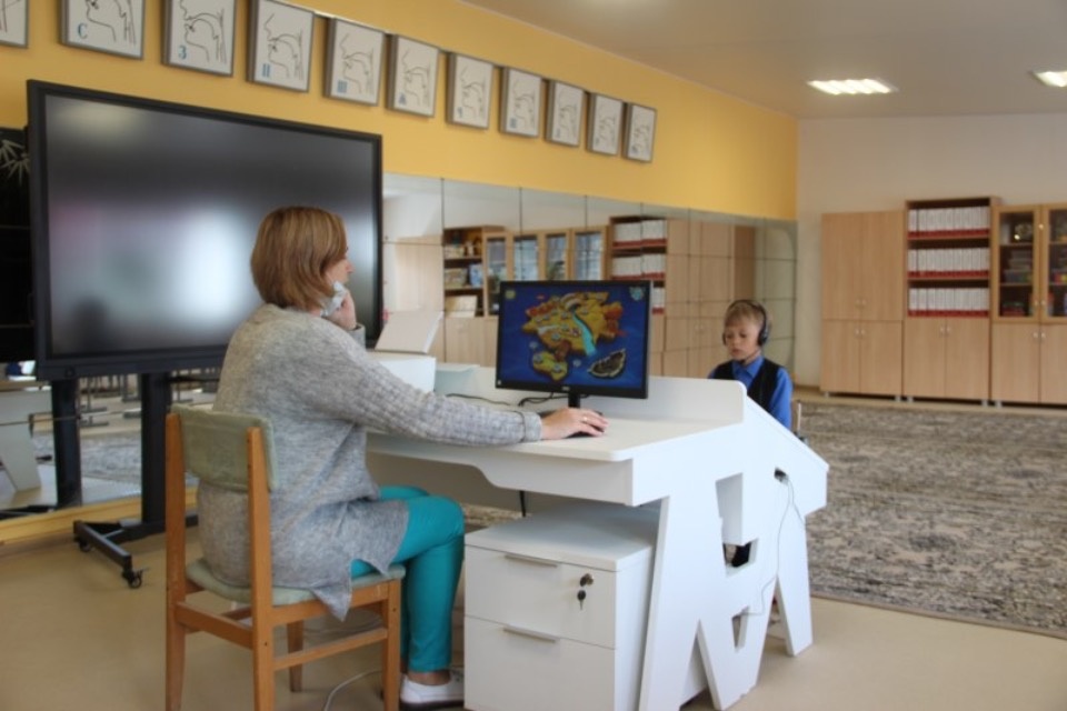 В Порховской специальной школе-интернате обновили мастерские и учебные кабинеты