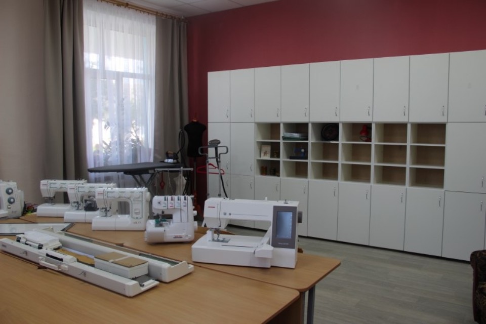 В Порховской специальной школе-интернате обновили мастерские и учебные кабинеты