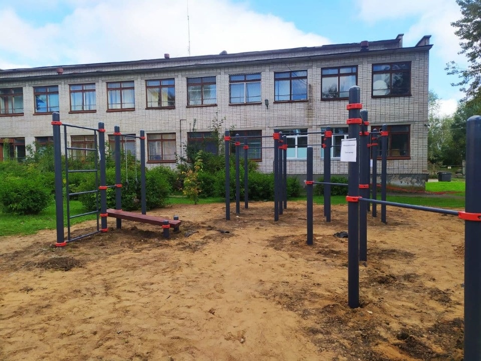 Четыре большие воркаут-площадки установят в Псковской области