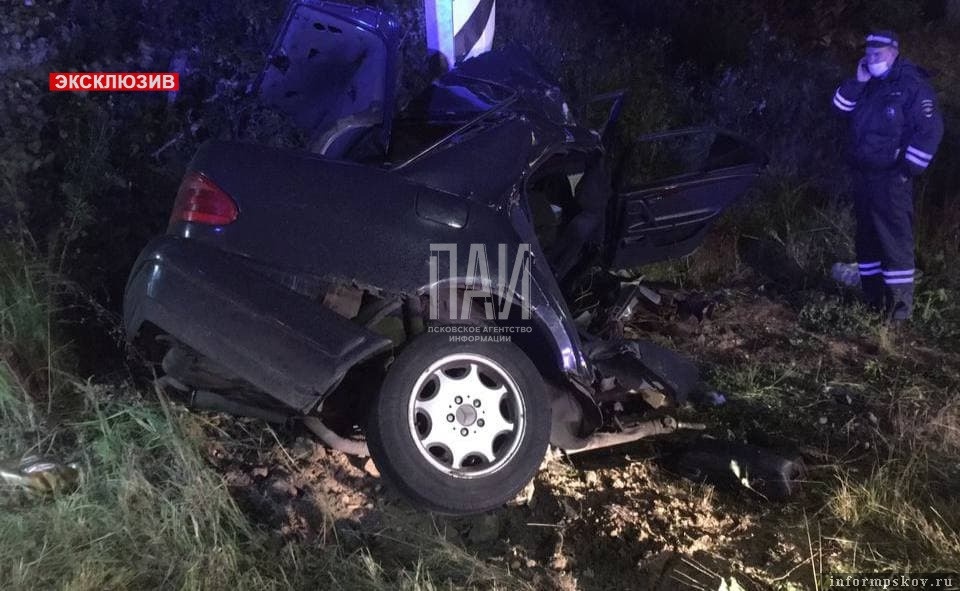ДТП с летальным исходом произошло в Псковском районе ДТП с летальным исходом произошло в Псковском районе