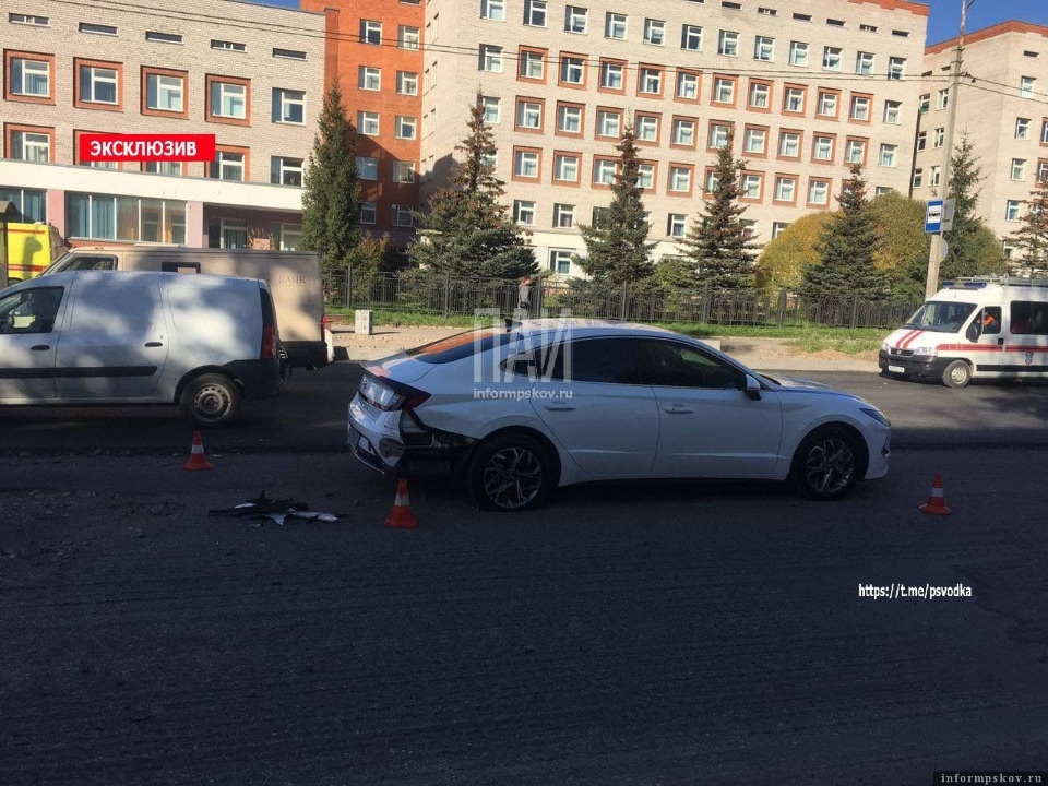 Ребенок пострадал в результате ДТП в Пскове