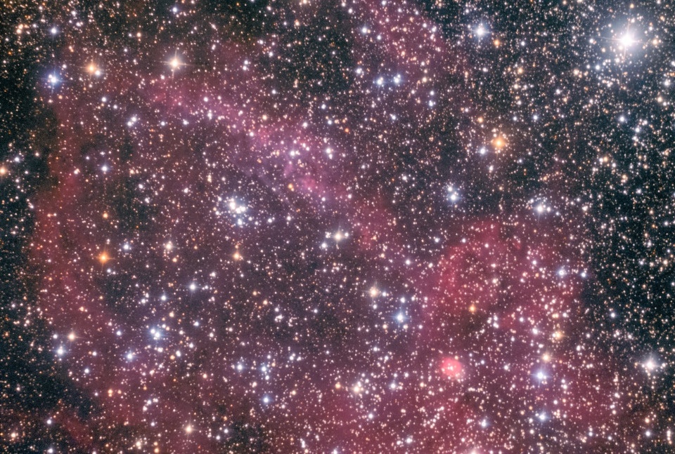 Псковский астроном заснял туманности «Медуза» и «Коготь Омара»