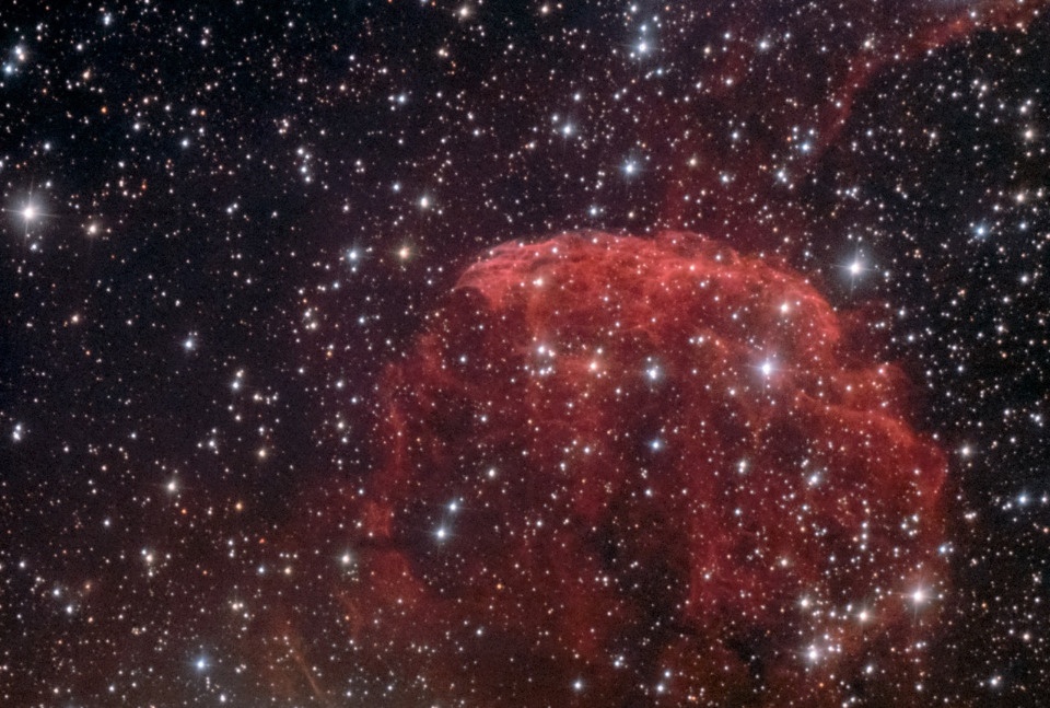Псковский астроном заснял туманности «Медуза» и «Коготь Омара»