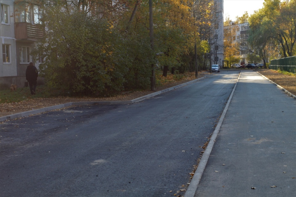 Улицу Чехова отремонтировали в Пскове Улицу Чехова отремонтировали в Пскове