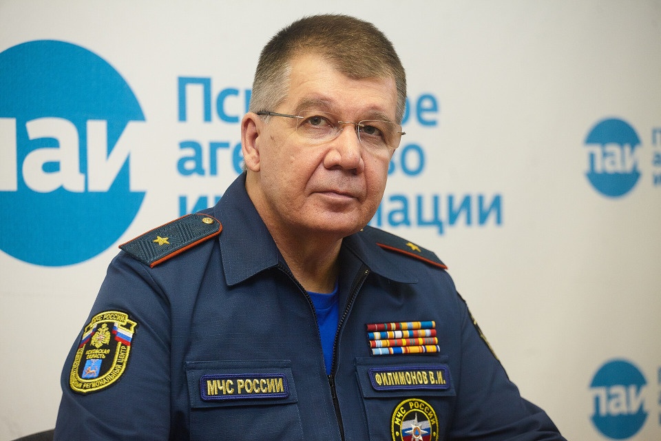  Валерий Филимонов покинул пост начальника МЧС России по Псковской области