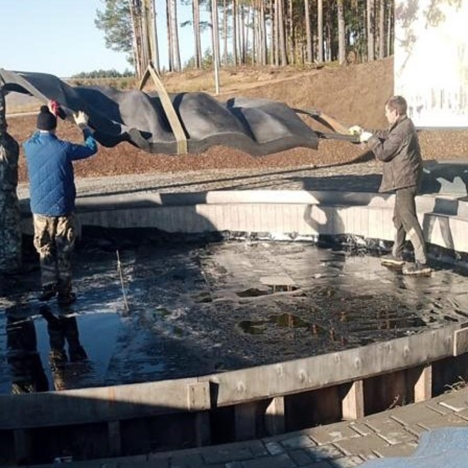 Памятник «Зарождение Знамени Победы» устанавливают в Себежском районе
