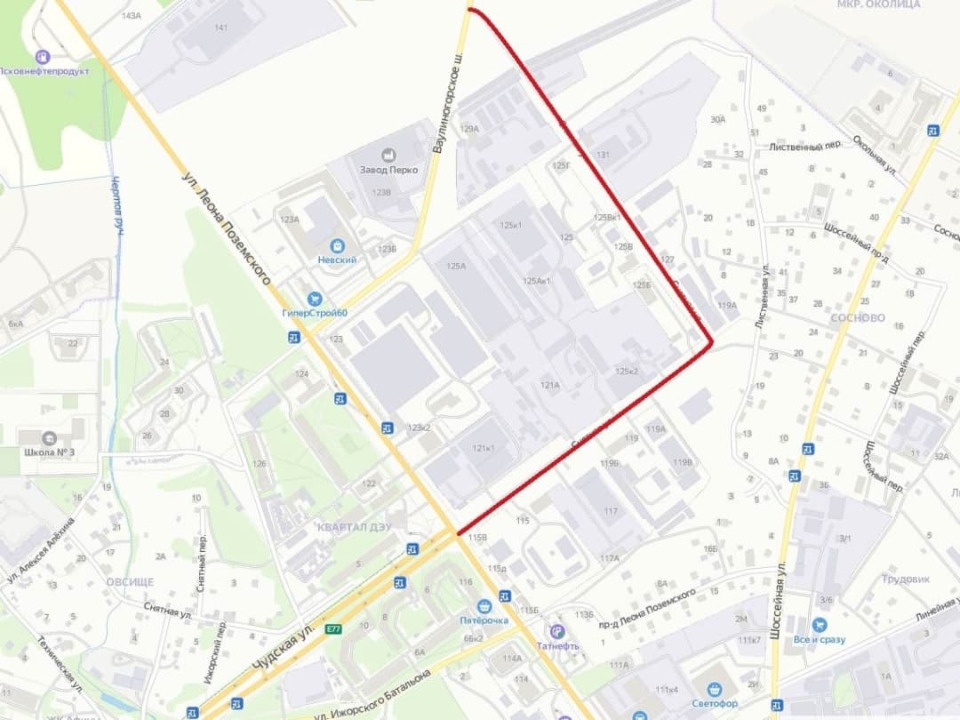 Ремонт улицы Снятной начался в Пскове