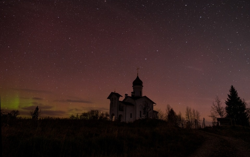 Полярное сияние запечатлели в Печорском районе