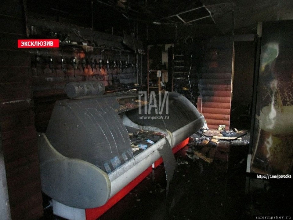 Магазин в Красногородске пострадал от пожара 