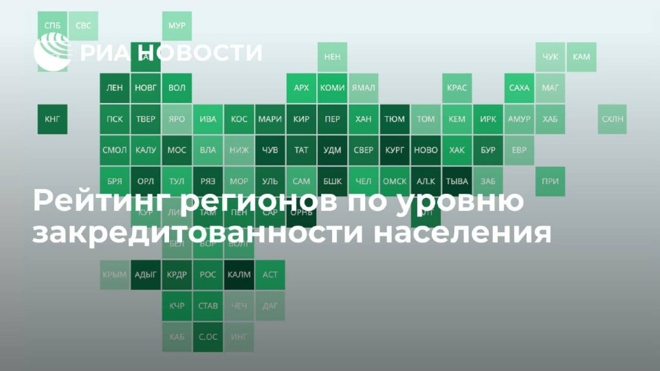 57 место по уровню закредитованности населения заняла Псковская область