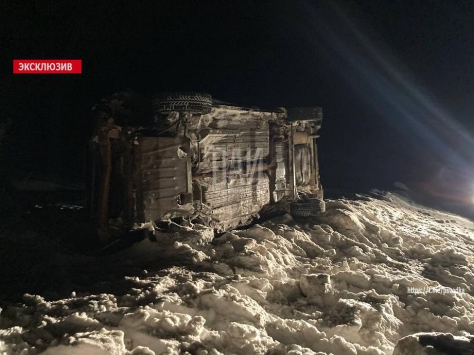 Автомобиль перевернулся в Невельском районе