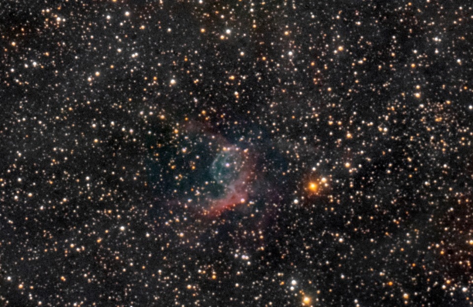 Две туманности запечатлели в небе над Псковским районом Две туманности запечатлели в небе над Псковским районом