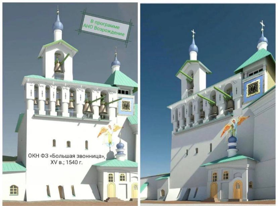 Трапезную предлагается открыть в звоннице печорского монастыря