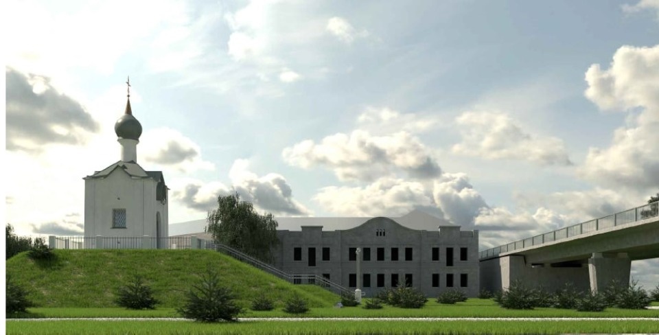 Псковичам показали, как будет выглядеть Анастасиевская часовня после переноса