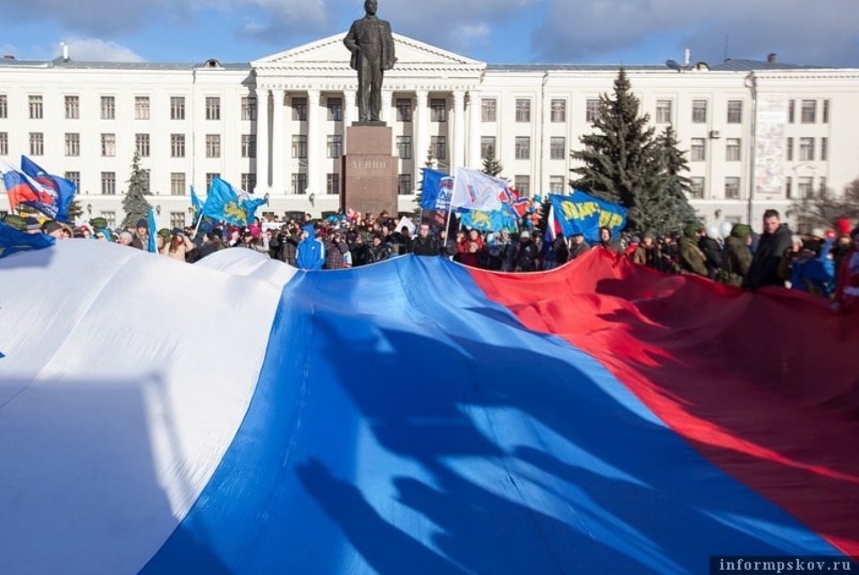 18 марта псковичи отметят воссоединение Крыма с Россией