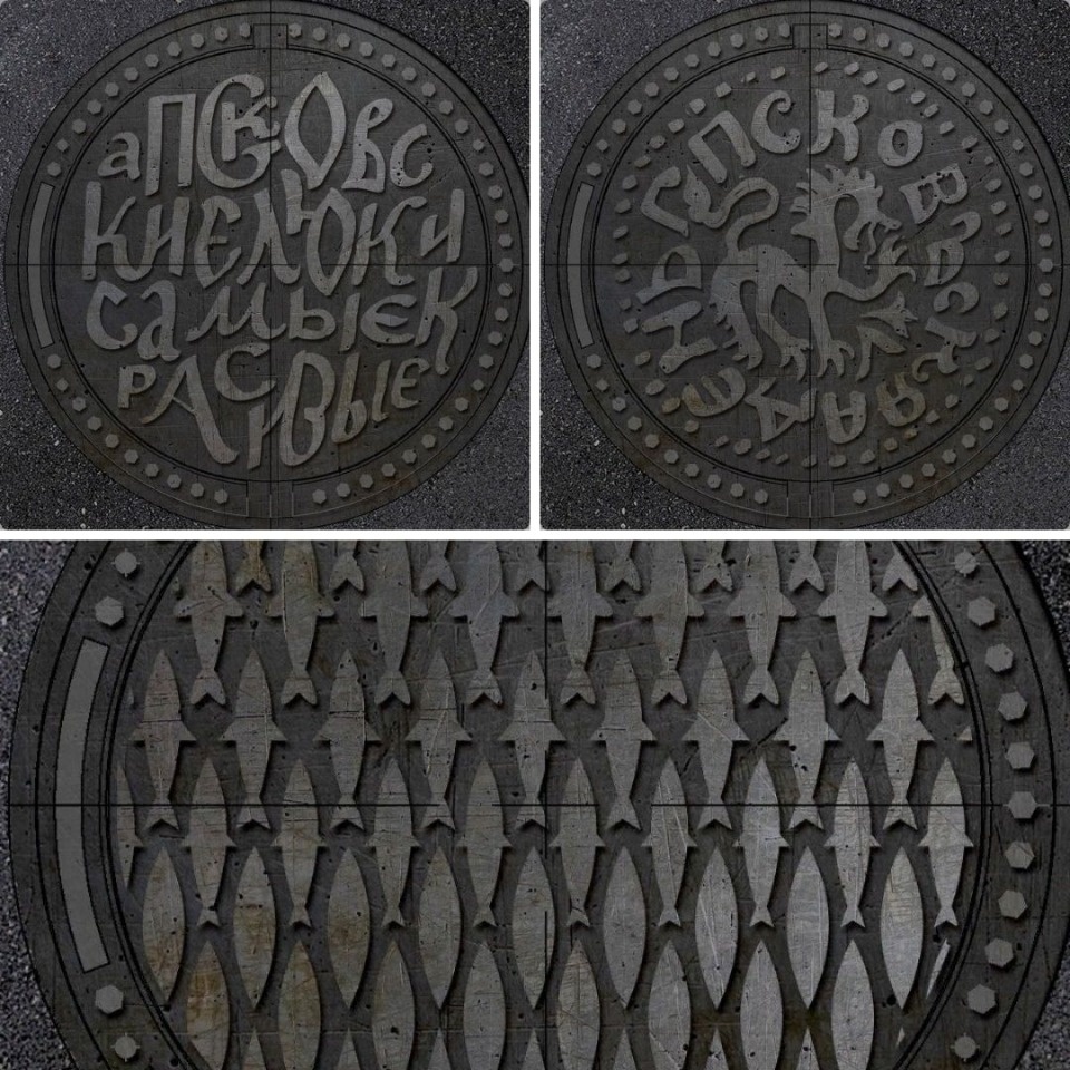 Дизайнерские люки в центре Пскова установят к лету