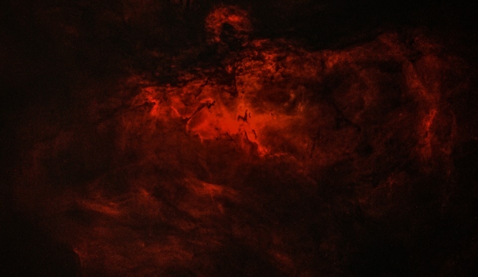 Туманность «Орёл» запечатлели в небе над Псковской областью