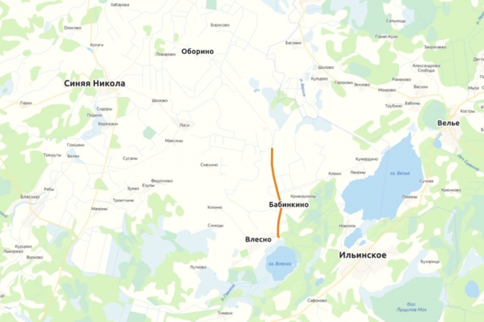 Реконструкция 3,5 километров дороги проходит в Красногородском районе