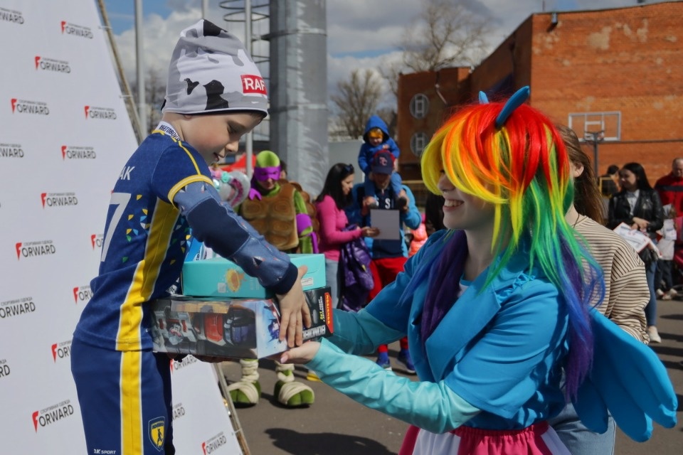 Детские забеги VII Псковского марафона